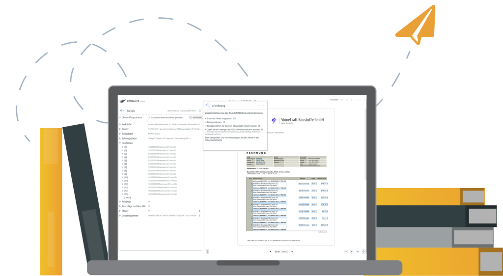 Mit der PDFMAILER.SEND Software verschicken Sie Ihre komplette Geschäftspost ab sofort mit nur einem Klick.